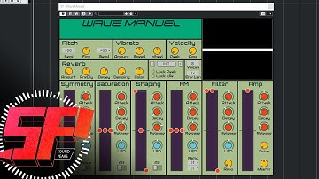 Wave Manuel - a FREE waveshaping synthesizer plugin, default presets overview