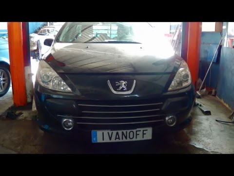 Как заменить масло в Peugeot 307, как сбросить сервисный интервал.