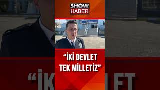 Azerbaycan Bayrağını Öperek Teslim Alan Polis İki Devlet, Tek Milletiz