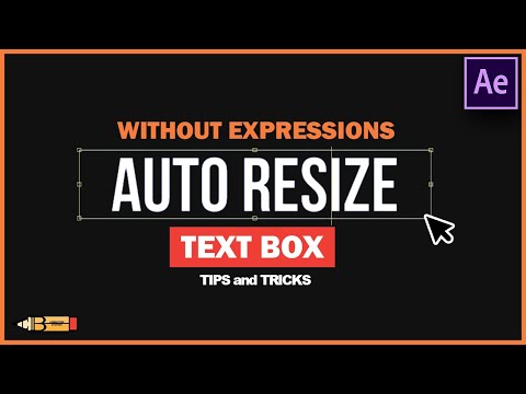 Tips & Tricks - How to create auto resize text box without expressions - After effects tutorial