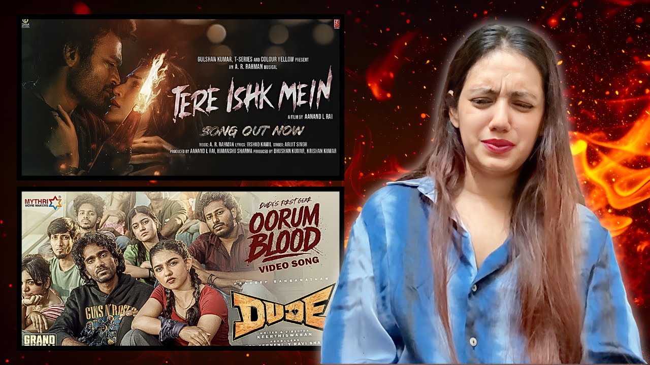 Tere Ishk Mein и Oorum Blood Song РЕАКЦИЯ | Дхануш, Крити Санон, Прадип Ранганатан | А. Р. Рахман