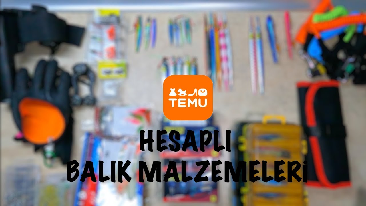 Temu'dan Balık Malzemeleri Siparişlerim. Not: Reklam DEĞİLDİR!!! Ürünleri inceleyelim
