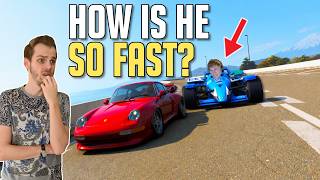 Can a Forza Youtuber Beat a TRACKMANIA PRO? (Ft. Scrapie)