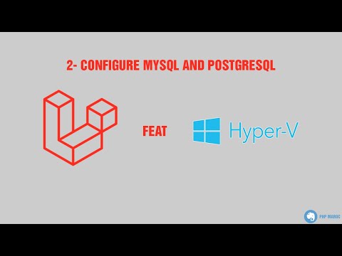 Laravel Homestead with Hyper-v - Configure MySQL and PostgreSQL with HeidiSQL