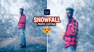 🔥 Snowfall Winter Photo Editing in Lightroom__2023__MAXXEDITOR
