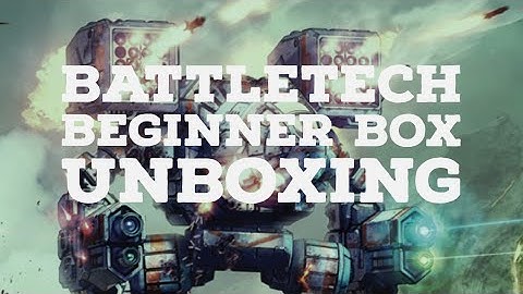 Unboxing Battletech Beginner Box by Catalyst Game Labs