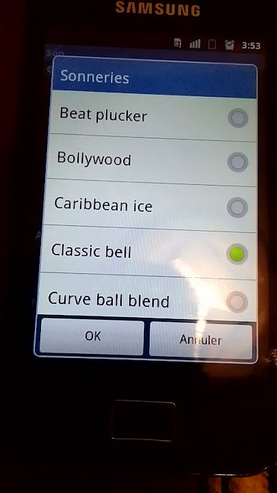 Samsung Galaxy Ace classic bell