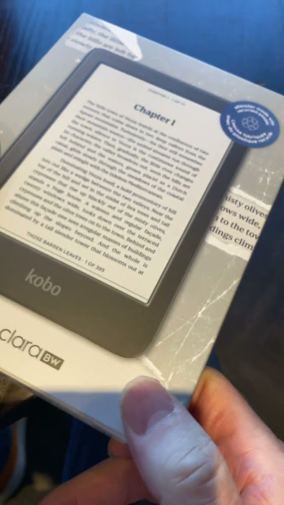 MY NEW KOBO CLARA BW E-READER!! #reading #books #booktube