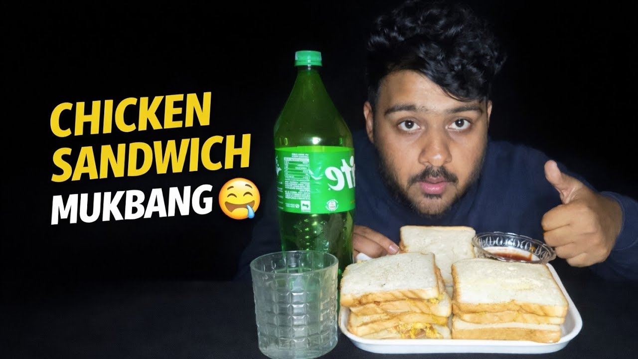 Juicy Chicken Sandwich 😋🥪 | One Bite = Full Satisfaction 😌 | #sandwich #challenge #mukbang #foodie 