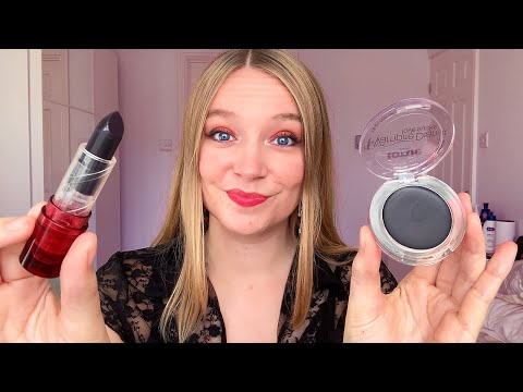 ASMR Trying Colour-changing Vampire Makeup (Whispered)