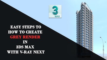 3ds Max How To Create || Grey Render || In 3ds Max With V-Ray Next