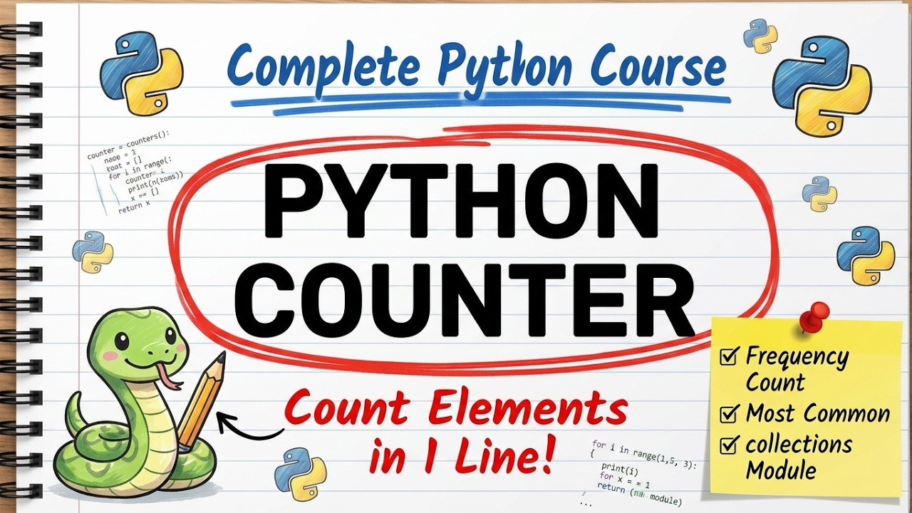 Python Counter Explained in Hindi ЁЯФе | collections.Counter Tutorial | Python Hindi Python Counter Explained in Hindi - collections.Counter Tutorial