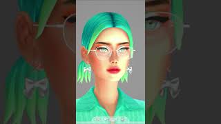 remake with custom content | Sims 4 mint gen makeover CAS #Shorts