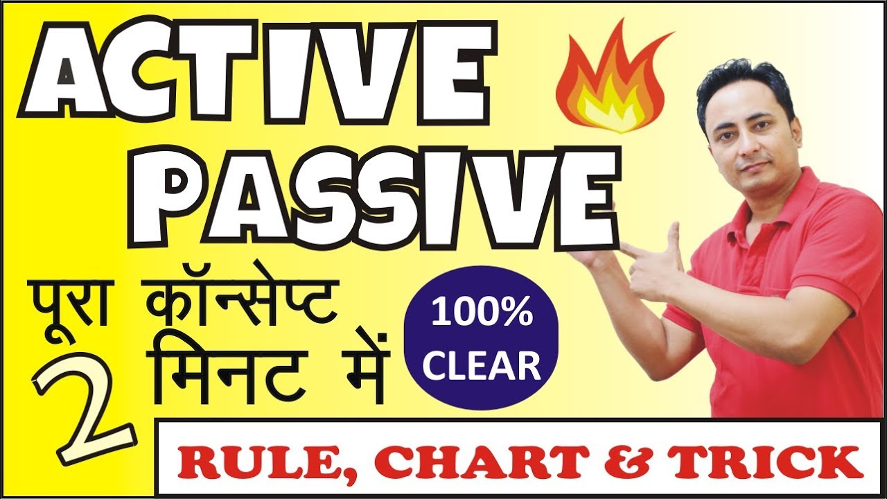 active and passive voice rules in hindi pdf