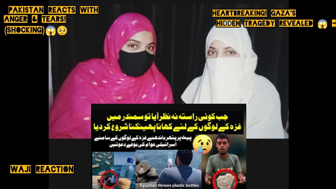 Pakistan. reaction Aid Blocked, Children Starving: The Hidden Crisis in Gaza 💔Heartbreaking! 