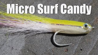 Tying a Bucktail Micro Surf Candy - Saltwater and Freshwater Fly Tying Tutorial 4k