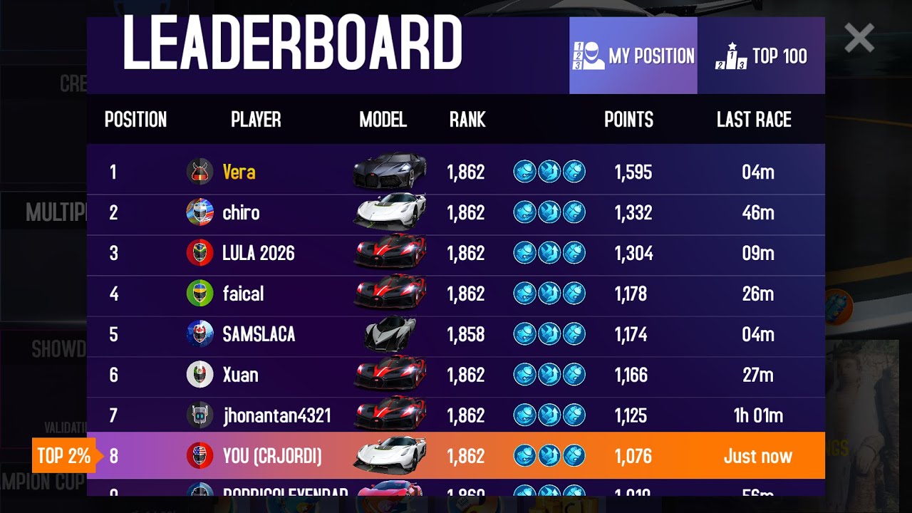 3 games of asphalt 8, returned after 7 months of absents 