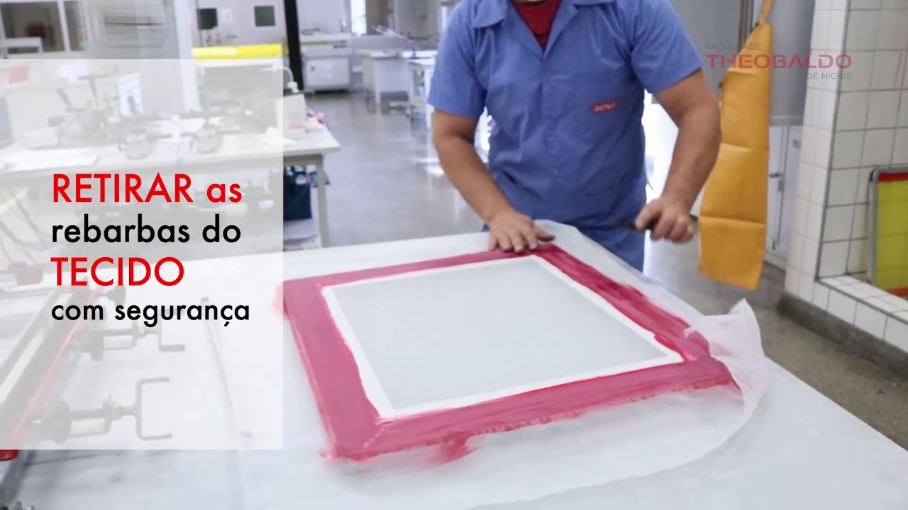 Serigrafia (silk screen) passo a passo.