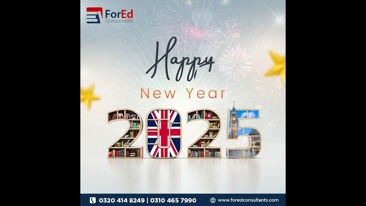 Happy New Year 2025 Wishing Bright Futures ForEd Consultants YouTube