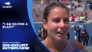 Emma Navarro On-Court Interview | 2025 US Open Round 2
