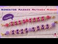 Konektor Masker Mutiara dan Resin Mawar | DIY mask connector beads