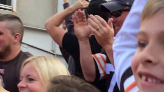 Saints Fans after Browns last second Win
