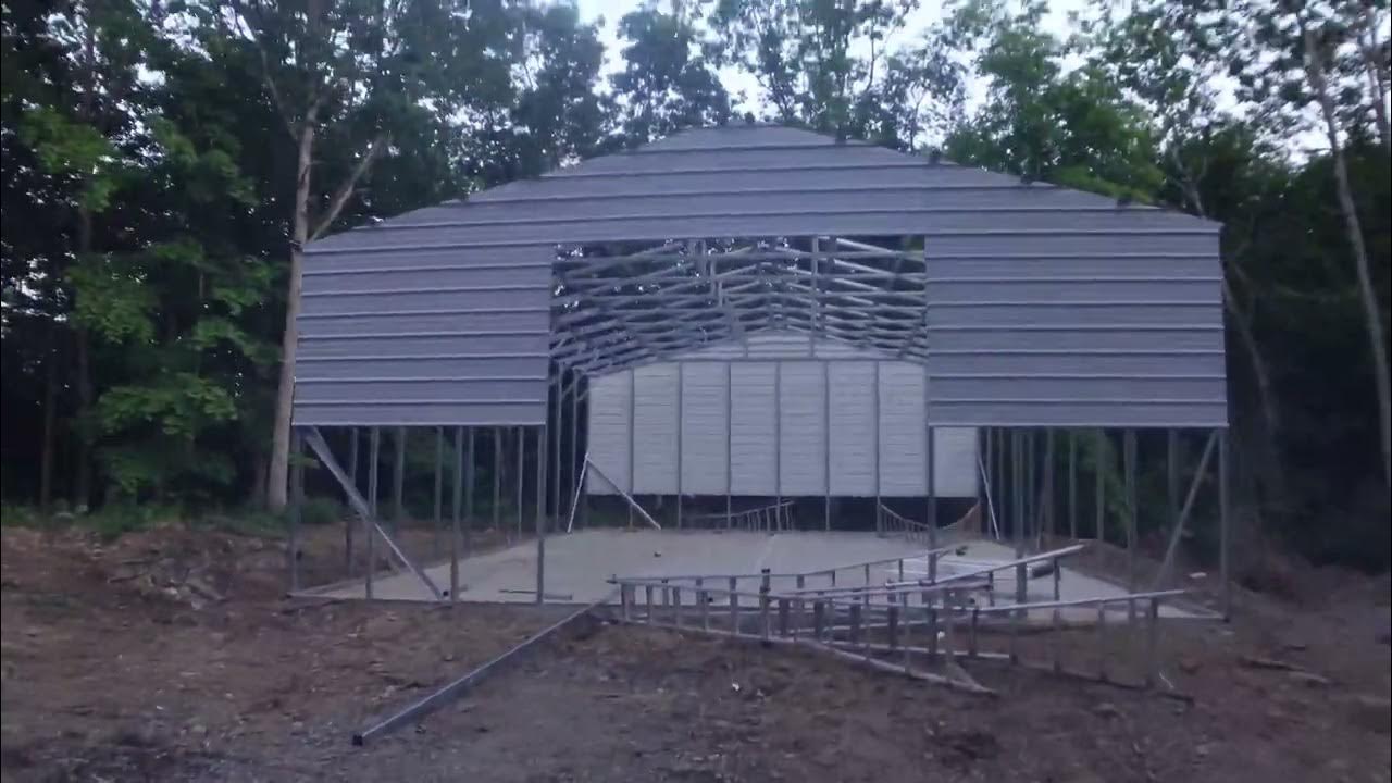 30x40 Steel Building, Full Process and overview YouTube