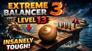 The Hardest Level Yet! 😱 | Extreme Balancer 3 Level 13  screenshot 3