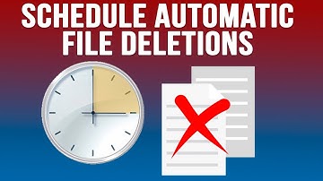 How to Schedule Automatic Deletion of Files Older Than a Certain Date