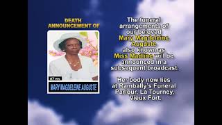Mary Magdeleine Auguste  SHORT