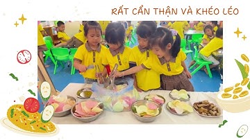 - Tiệc buffet mùa đông và Hallloween của bé lớp 5 tuổi B. Các bé rất vui và hào hứng #buffeet