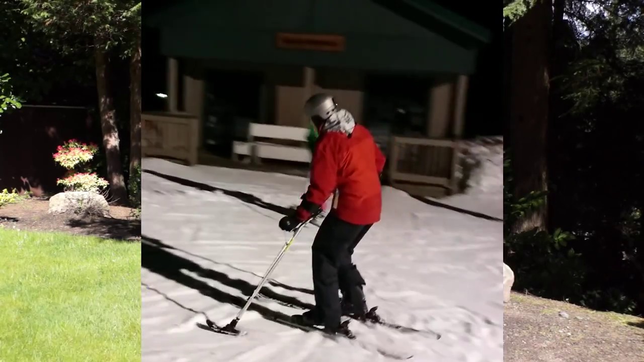 Amputee skiing