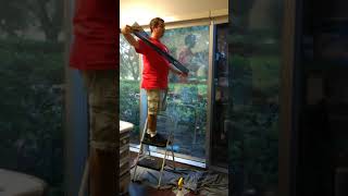 Tint Man And Wife Install 600Sqft Of Llumar Rn07 In 6 Hours On Building In Lake Mary, Fl