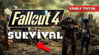 Fallout 4 Türkçe Canlı Yayın ☢️ #18  (Survival) Hayatta Kalma Serisi