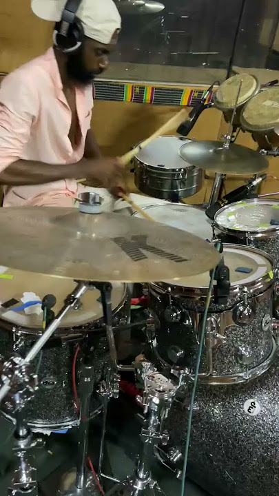 Bob Marley Studio/Tuff Gong - Live Drum Tracking #reggaedrummer #drums #studiodrummer