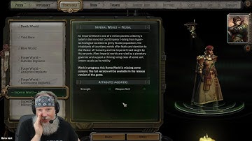 Renfail Plays Warhammer 40,000: Rogue Trader Beta