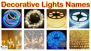 Decorative Lights Name || Lights Vocabulary  || LearnVid Dr. Dipti
