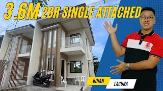 2BR Single Attached House for Sale | Biñan Laguna | Bank | Laguna Techno Park | Timbao | Nuvali