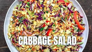 No Mayo Cabbage Salad | The Mediterranean Dish