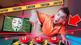GAME MASTER CHALLENGE! Box Fort Prison Underground Maze Escape Room (Hacked By Project Zorgo)