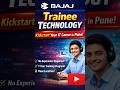 Freshers Alert 🚀 Bajaj Trainee Technology Job | Pune | No Experience Required #trending #jobsearch