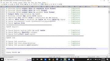 Session-6 | Creating Sqoop Job and running realtime  | Bigdata Online Class