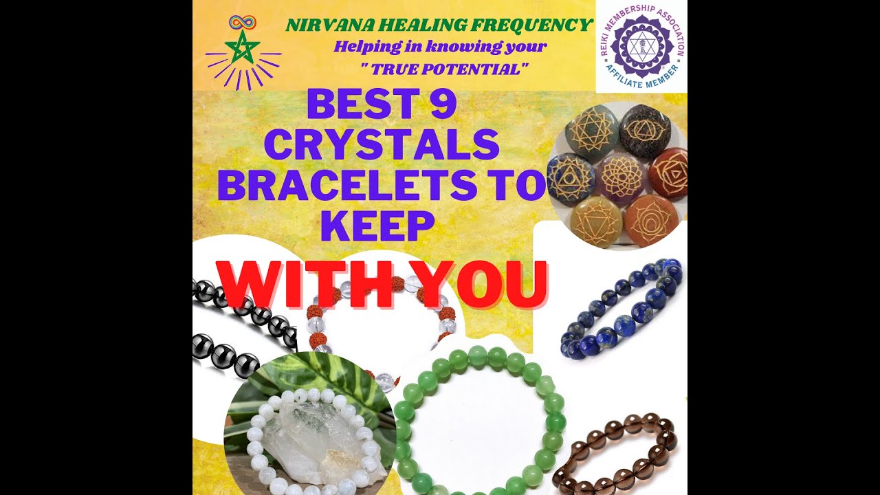 Best 9 crystals bracelets to keep with you YouTube