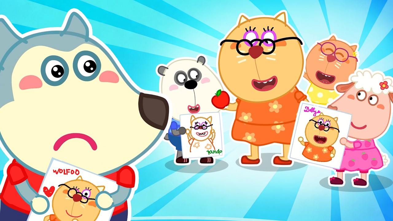 Baby Don't Feel Jealous! Teacher Always Love You | Wolfy - Baby Cartoons
