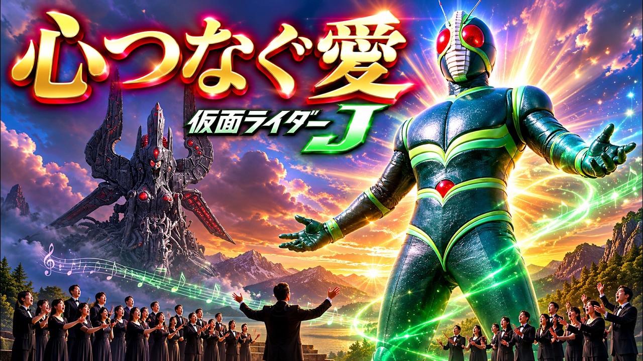 心つなぐ愛！仮面ライダーJ主題歌 女声合唱版 - YouTube
