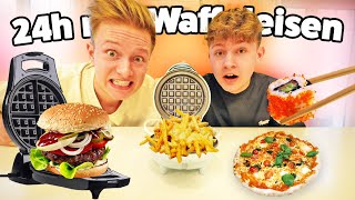 24h alles aus dem Waffeleisen essen 🍟🍔🍕  TipTapTube by TipTapTube 101,804 views 1 month ago 16 minutes