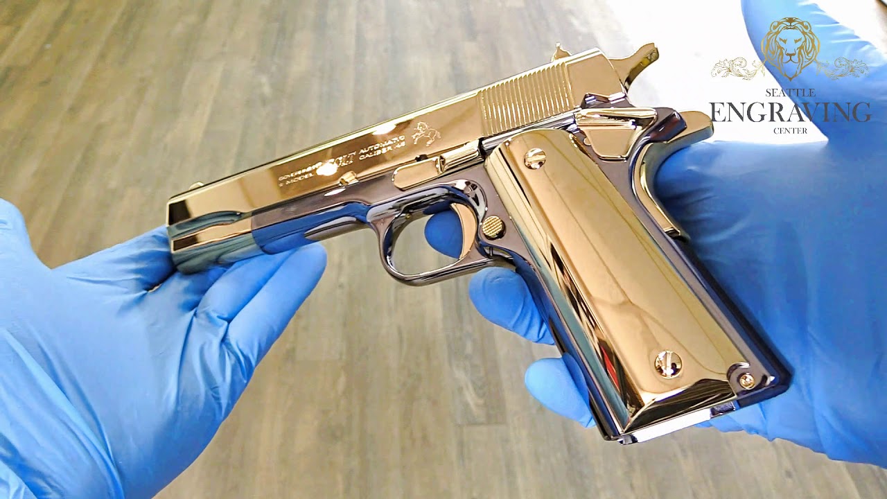 1911 custom gold