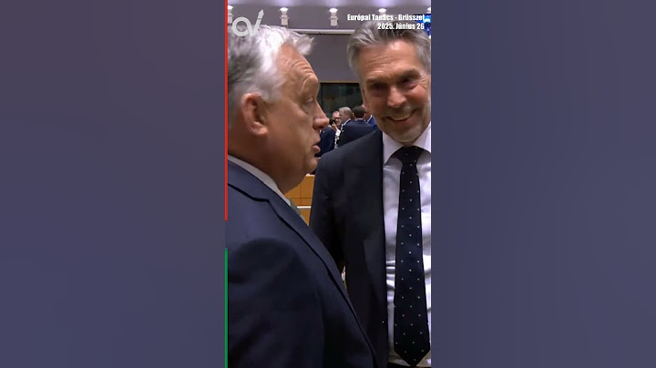 Orbán Viktor miniszterelnök érkezése az Európai Tanács brüsszeli csúcstalálkozójára. #shorts