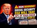 2026 Social Security WARNING: SSA Will Seize 50% of Your Monthly Check — Here's How to STOP It
