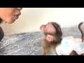 So Funny !! The Lovely Little Girl LIORA Is Joking Face To Her Sister Look Like So Happy
